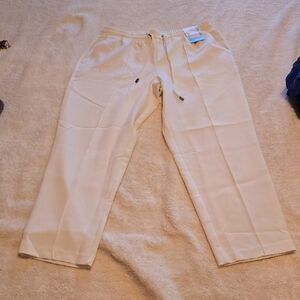Nine West Cream Track Pants